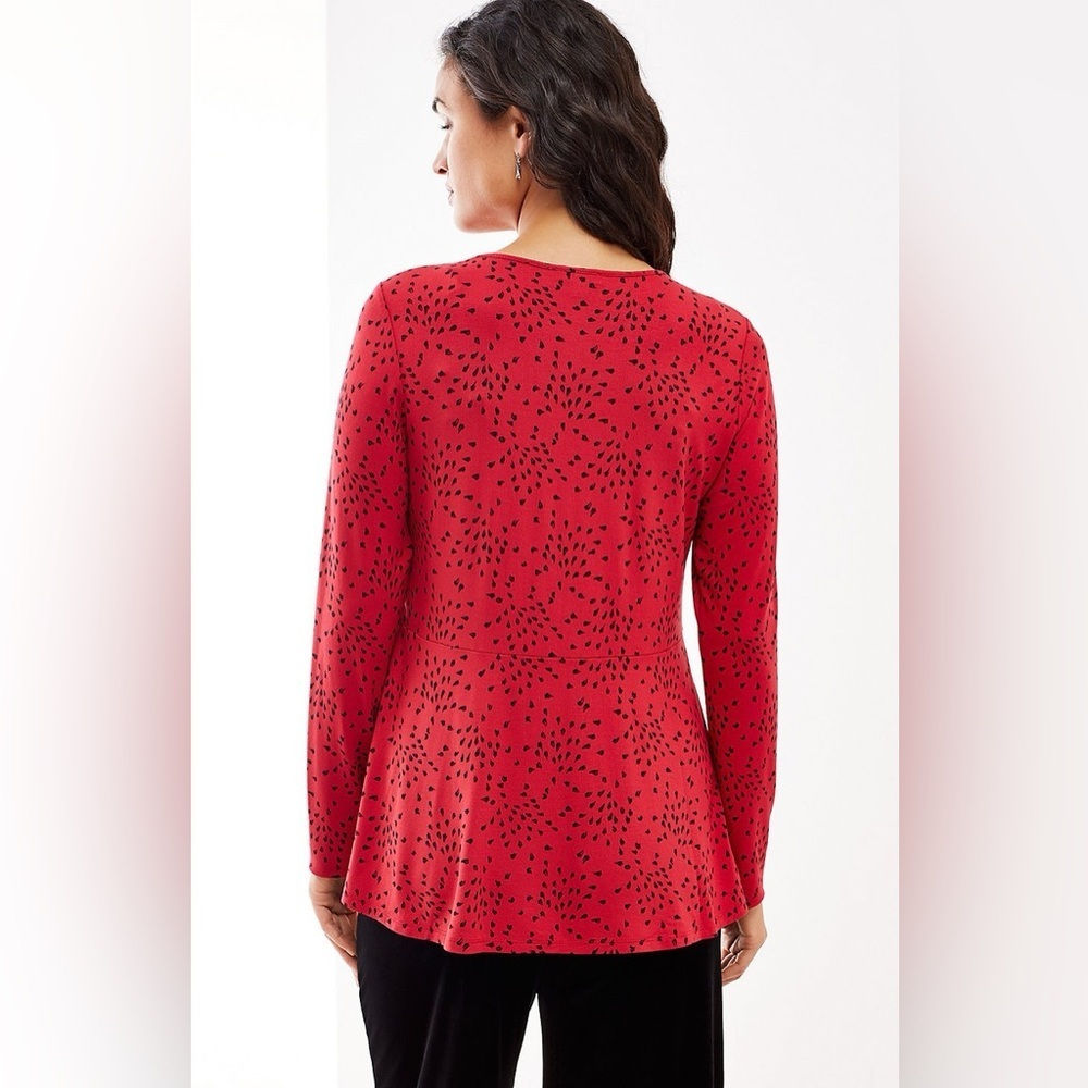 J. Jill Peplum Top - Picture 2 of 9